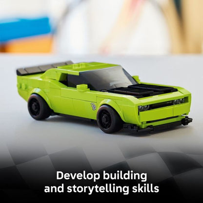 LEGO Speed Champions Dodge Challenger SRT Hellcat Sports Car Building Toy 77237