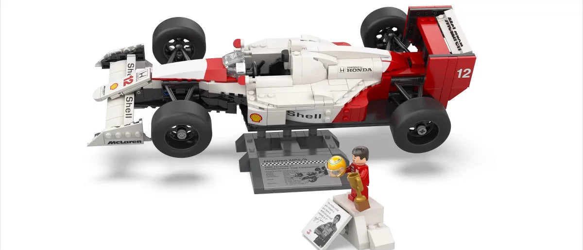 LEGO Icons McLaren MP4/4 & Ayrton Senna Model Race Car 10330