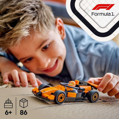 LEGO City F1 Driver with McLaren Race Car Model Racing Playset 60442