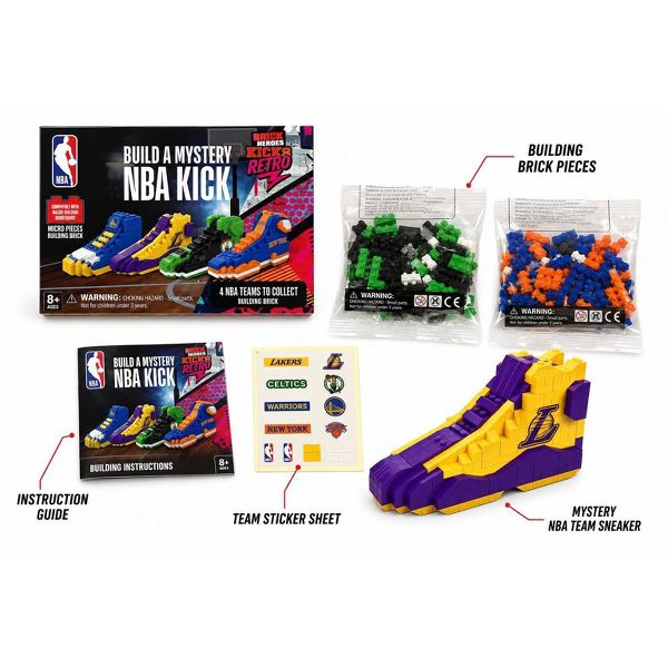 NBA Sneaker Mystery Collectible – Includes 1 Surprise NBA Sneaker (Target Exclusive)