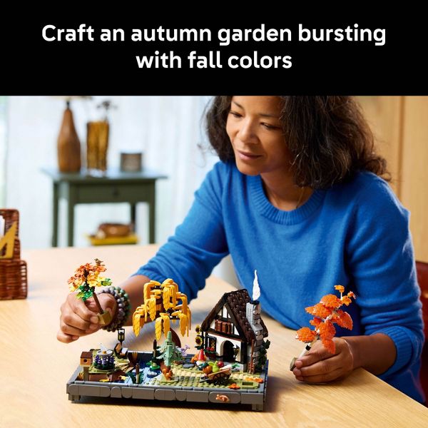 LEGO Icons Autumn Cottage Garden Building Set 11372