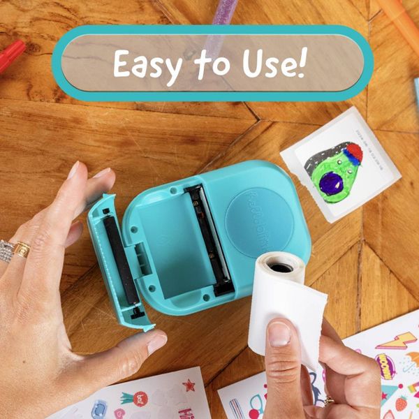Ceaco Hello Blink Sticker Maker Create Your Own Stickers - Bluetooth Mini Thermal Sticker Printer Craft