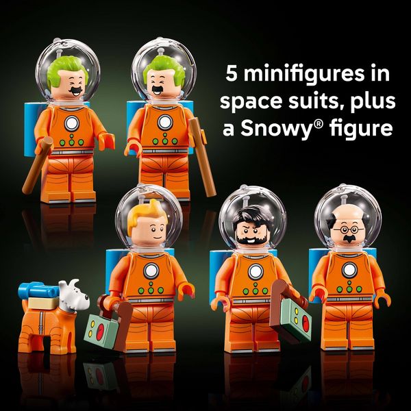 LEGO Ideas Tintin Moon Rocket Building Set 21367