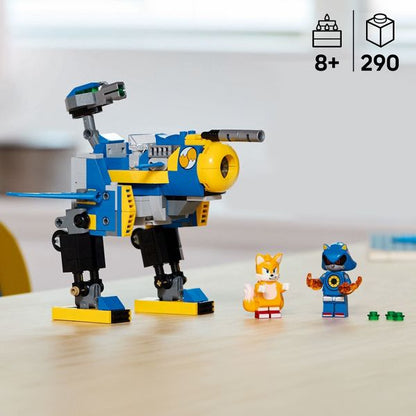 LEGO Sonic the Hedgehog Cyclone vs. Metal Sonic Building Toy Mech Suit 77002
