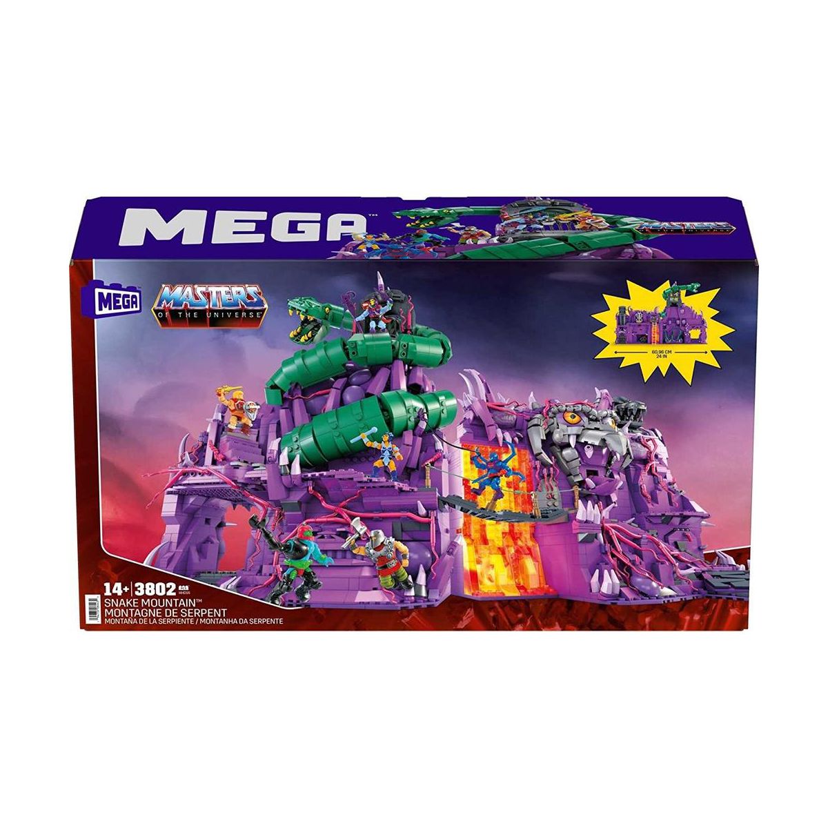 MEGA MOTU Superhero Toy Building Set for Adults, Masters of the Universe with He-Man