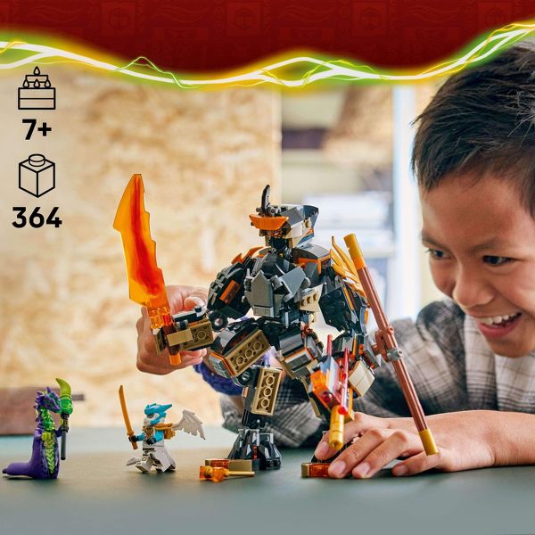LEGO NINJAGO Coles Mission Mech & Dragon Zane 71854