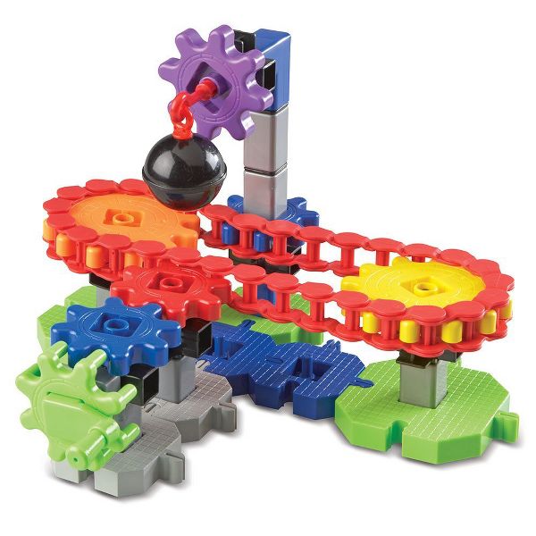 Learning Resources Gears! Gears! Gears! Machines in Motion, STEM Toys for Kids, Gear Toy, 116 Pieces, Ages 5+