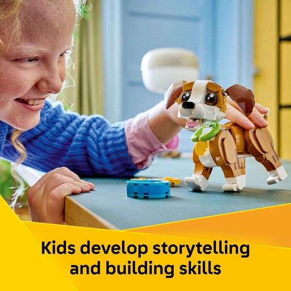 LEGO Creator 3 in 1 Cute Animals: Playful Puppy Dog 31382