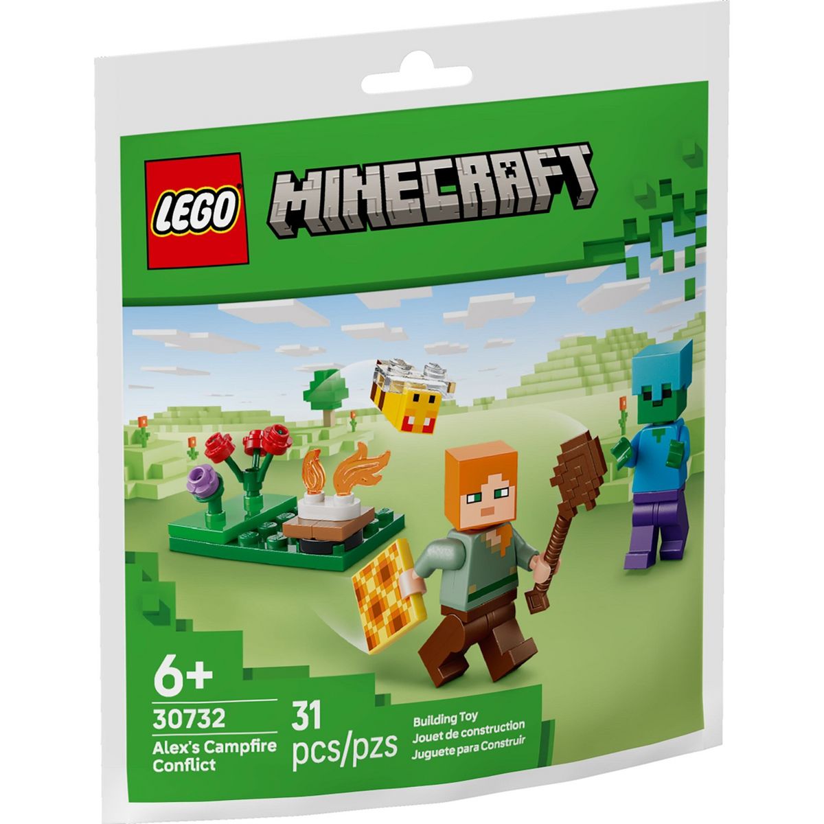 LEGO Minecraft Alex's Campfire Conflict 30732
