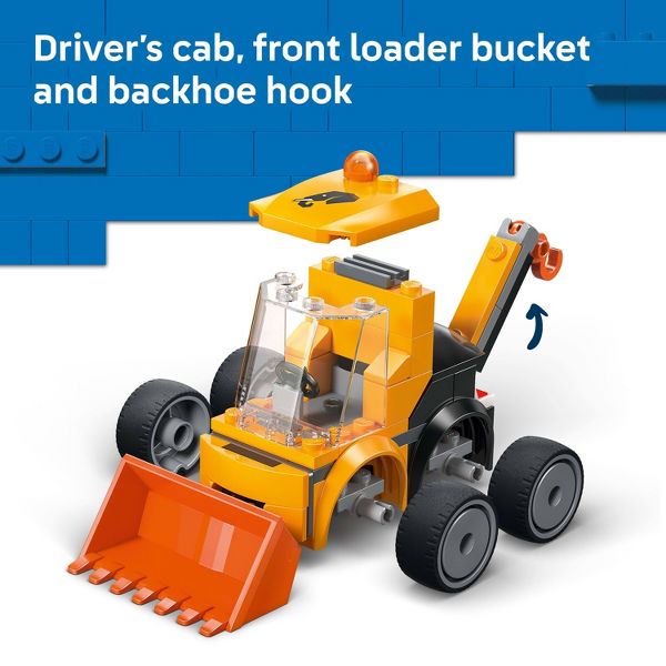 LEGO City Rides – Construction Loader Kids Toy 60483