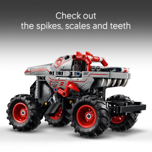 LEGO Technic Monster Jam ThunderROARus Pull-Back Monster Truck Building Toy 42200