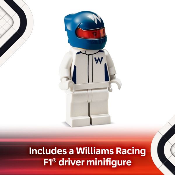 LEGO Speed Champions Williams Racing FW46 F1 Race Car Toy Building Set 77249