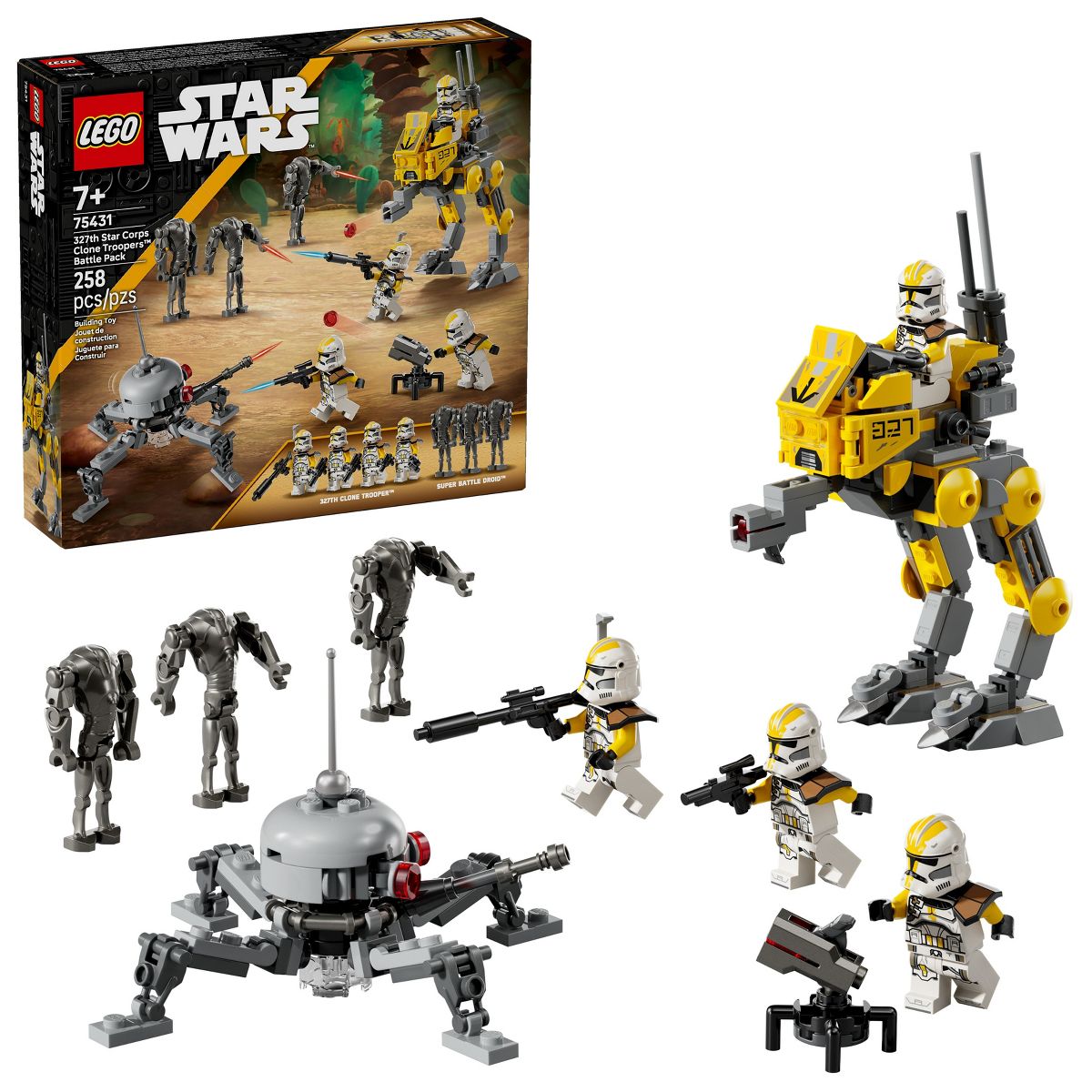LEGO Star Wars 327th Star Corps Clone Troopers Battle Pack 75431
