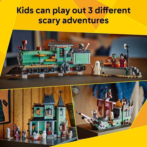 LEGO Creator 3 in 1 Haunted Mansion Building Toy 31167: Halloween