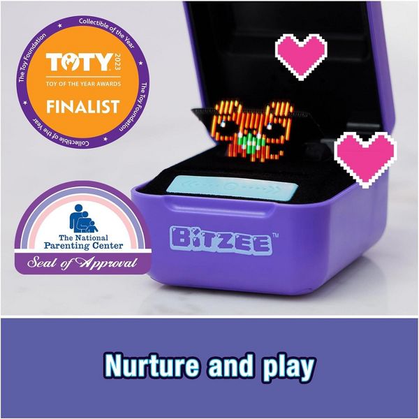 Bitzee, Interactive Toy Digital Pet with 15 Animals Inside, Virtual Electronic Pets React to Touch