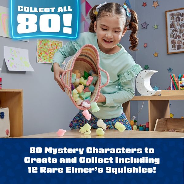 Elmer's 2ct Squishies Glow in the Dark Mystery Characters