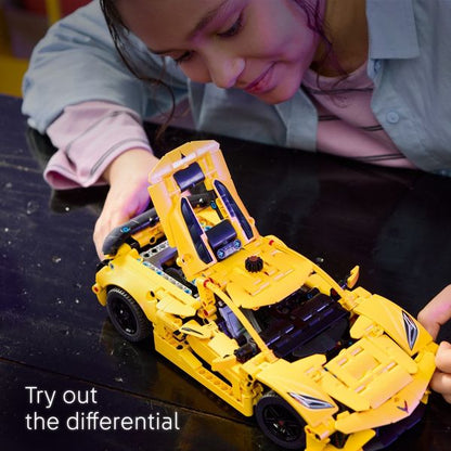 LEGO Technic Chevrolet Corvette Stingray Toy Car Model Building Kit 42205