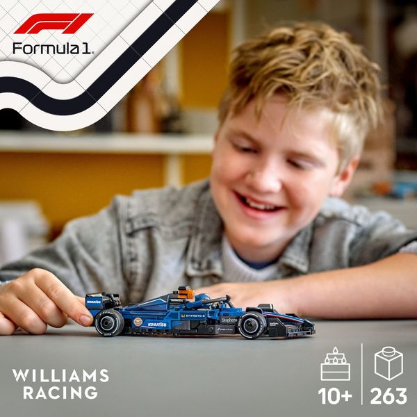 LEGO Speed Champions Williams Racing FW46 F1 Race Car Toy Building Set 77249