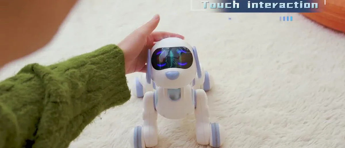 Contixo R3 Smart Puppy 2-Pk, Kids & Toddlers Ages 3-8, Interactive Learning Robot Dog Toy, Remote Control, Lights & Sounds, Boys & Girls - Pink & Blue