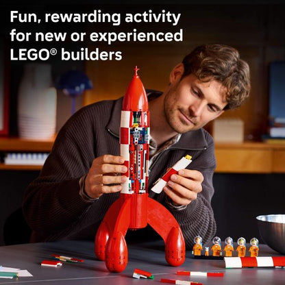 LEGO Ideas Tintin Moon Rocket Building Set 21367