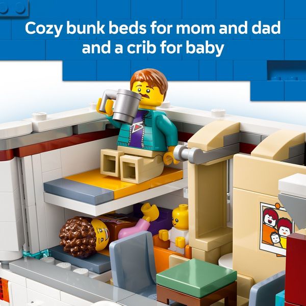 LEGO City Holiday Adventure Camper Van Building Toy Set 60454