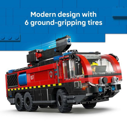 LEGO City Airport Fire Truck Toy Building Set 60499