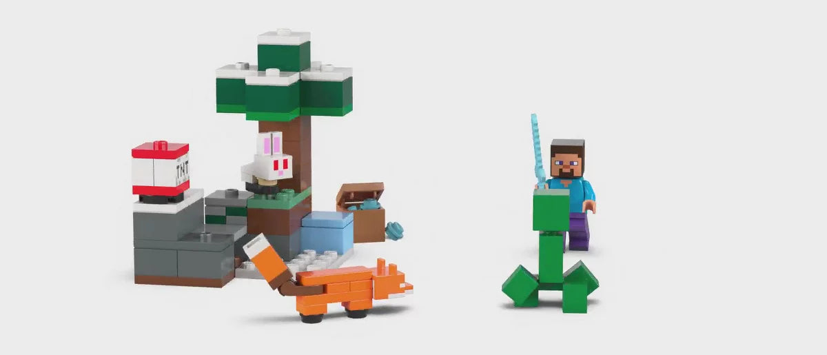 LEGO Minecraft Steve’s Taiga Adventure Toy 21583