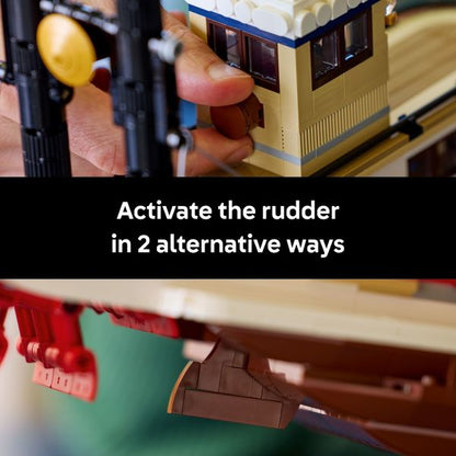 LEGO Ideas River Steamboat Building Set for Adults 21356