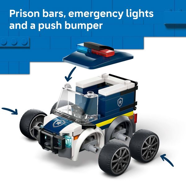 LEGO City Rides – Police Truck Building Toy 60481