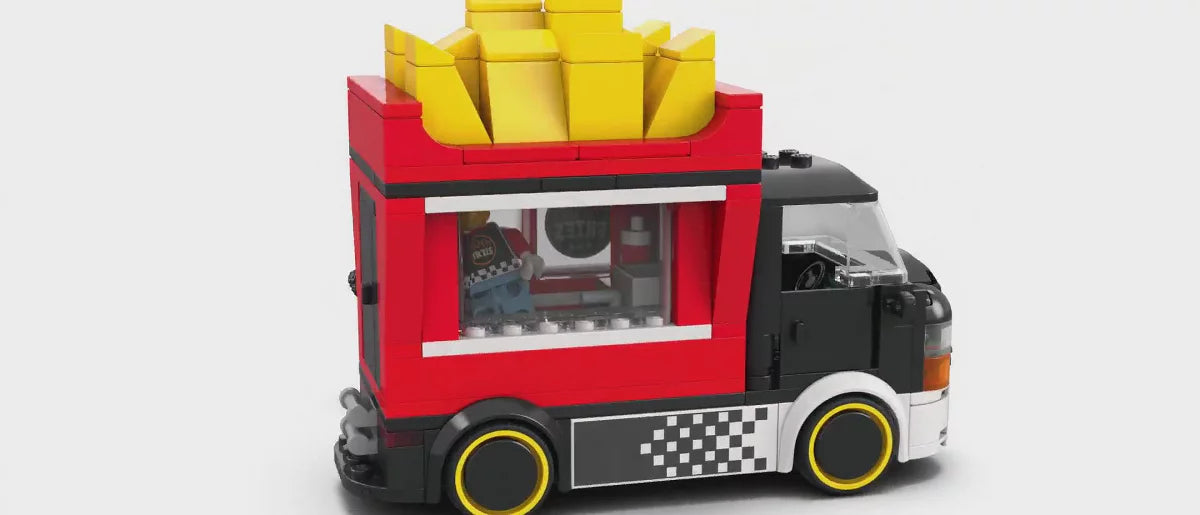 LEGO City Fries Food Truck Toy Building Set 60488