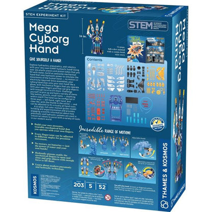 Thames & Kosmos Mega Cyborg Hand STEM Experiment Kit: Science Project For Grades 3-8