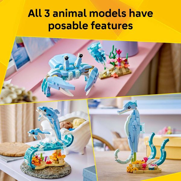 LEGO Creator 3 in 1 Sea Animals: Beautiful Dolphins 31385