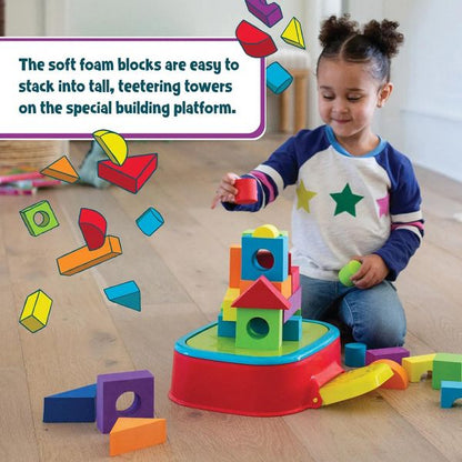 MindWare KaBlocks Blast Foam Building Blocks Set — Build, Launch & Rebuild Fun