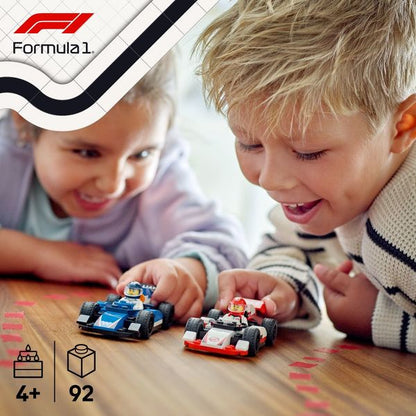 LEGO City F1 Williams Racing & Haas F1 Race Cars Preschool Toy 60464