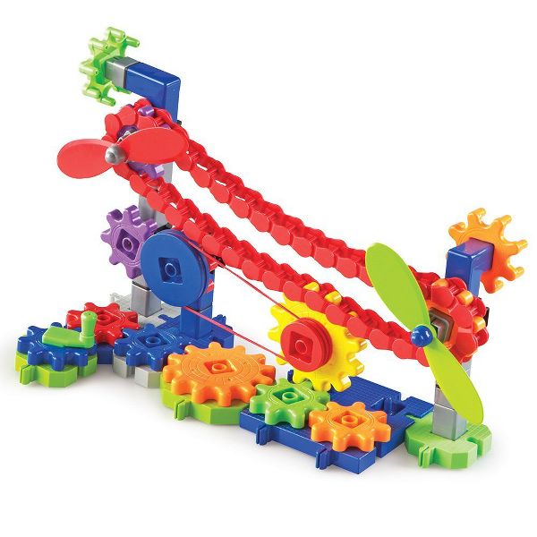 Learning Resources Gears! Gears! Gears! Machines in Motion, STEM Toys for Kids, Gear Toy, 116 Pieces, Ages 5+