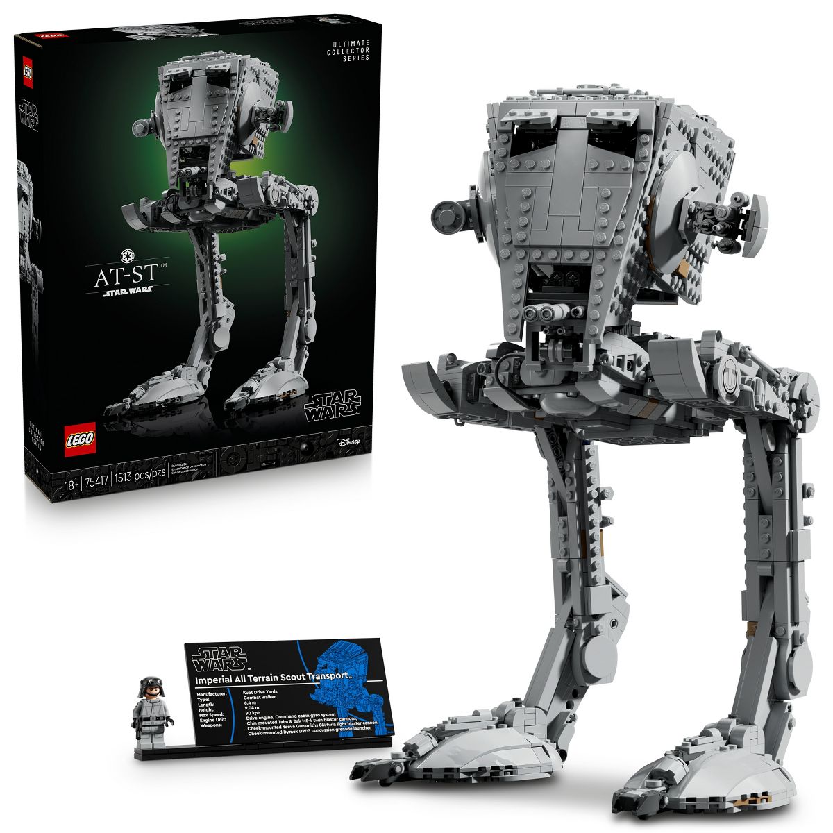 LEGO Star Wars AT-ST Walker Building Set 75417