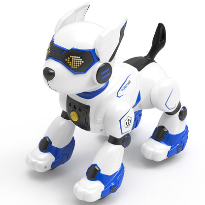 Smart Robot Dog Toy for Kids with Remote Control Voice Command Gesture Sensing Programmable Robotic Pet with LED Eyes for Boys Girls