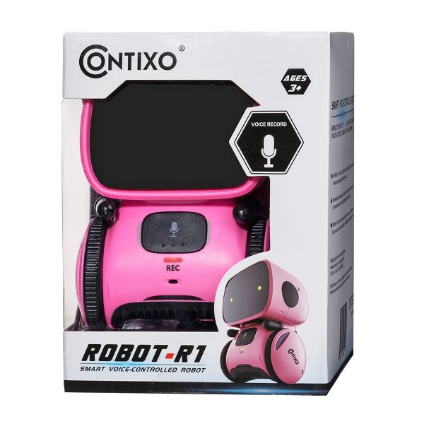 Contixo R1 Kids Robot Toy, Interactive Voice Control Dancing Singing Touch Sensor Smart gift For Ages 3-8, Blue
