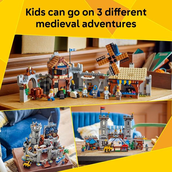 LEGO Creator 3 in 1 Medieval Horse Knight Castle 31168