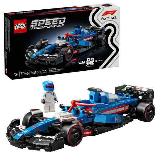 LEGO Speed Champions Visa Cash App RB VCARB 01 F1 Race Car Model Kit 77246