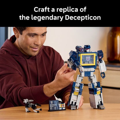 LEGO Icons Transformers Soundwave Model Kit 10358