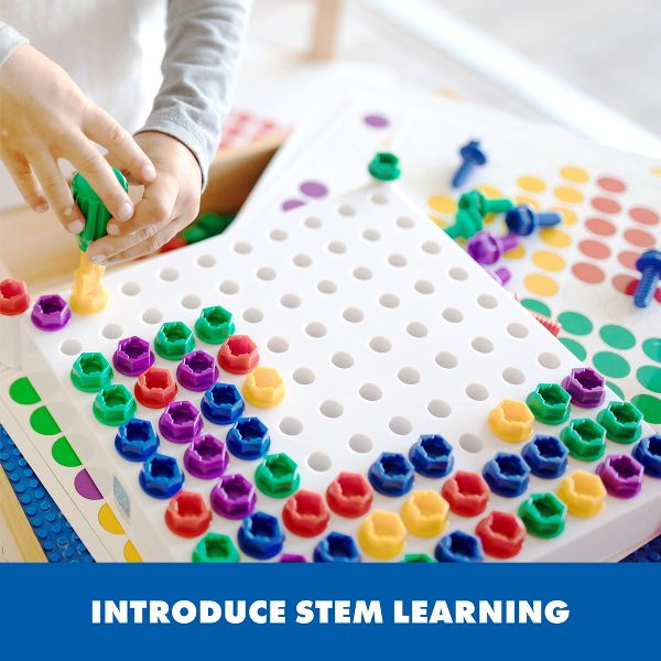 Educational Insights Design & Drill Activity Center, 146 Pieces, Ages 3+