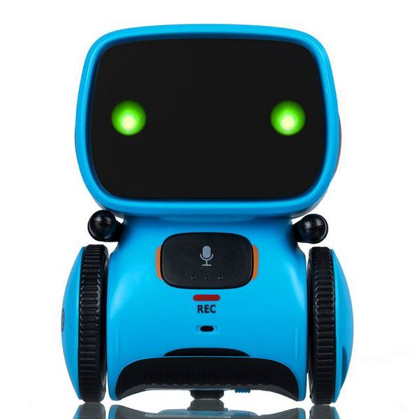 Contixo R1 Kids Robot Toy, Interactive Voice Control Dancing Singing Touch Sensor Smart gift For Ages 3-8, Blue