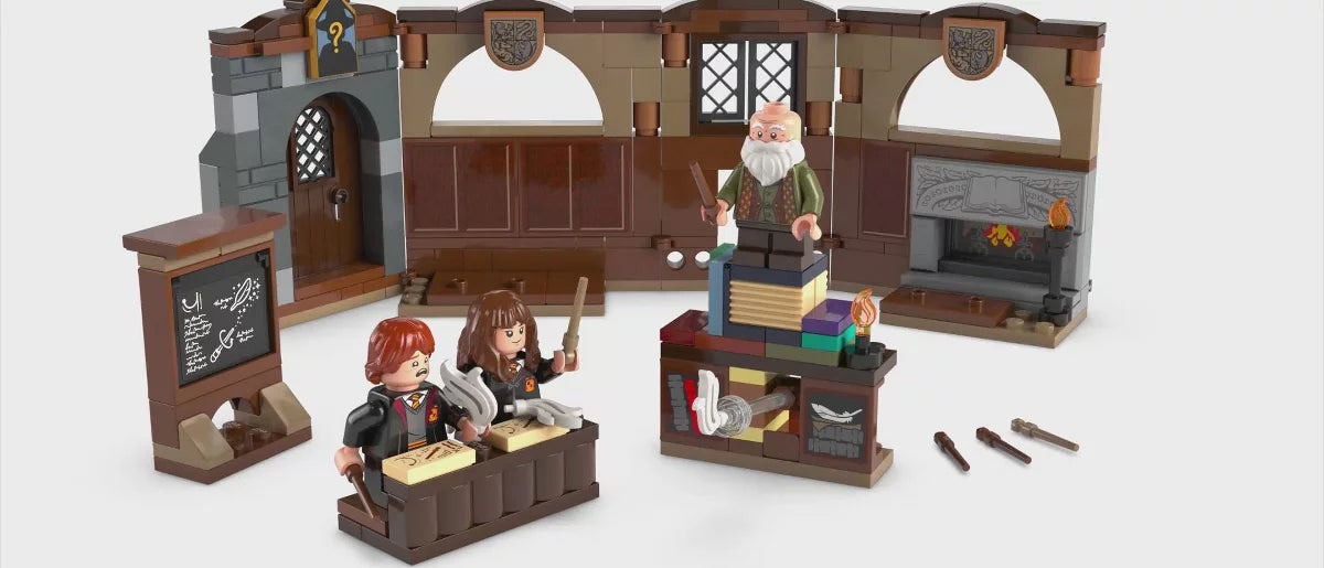 LEGO Harry Potter Hogwarts Castle Charms Class, Wizard Building Toy 76442