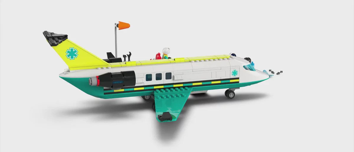 LEGO City Emergency Air Ambulance Airplane Toy 60465