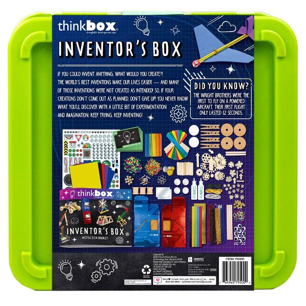 Think Box Inventor's Box: Science Kit for Kids, Toys for 8 Years Old, Includes Storage Case & Wires