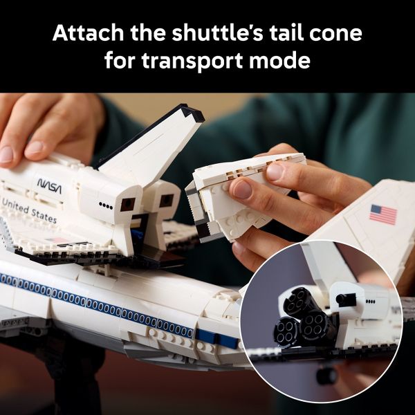 LEGO Icons Shuttle Carrier Aircraft Building Set 10360