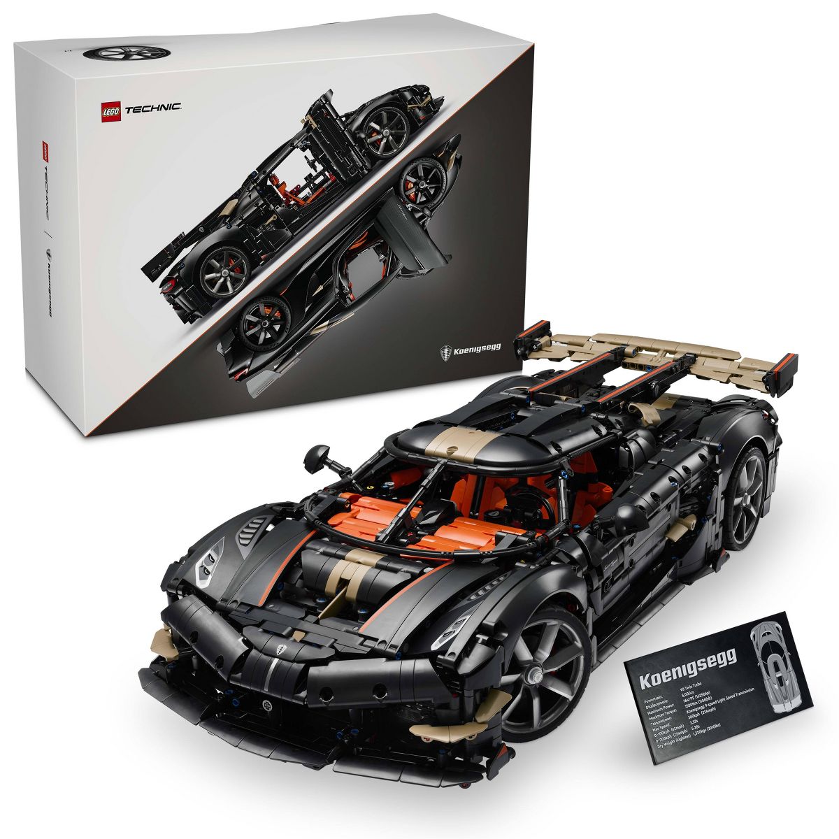 LEGO Technic Koenigsegg Sadair’s Spear Megacar 42232