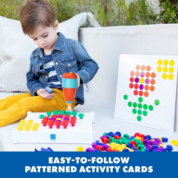 Educational Insights Design & Drill Activity Center, 146 Pieces, Ages 3+