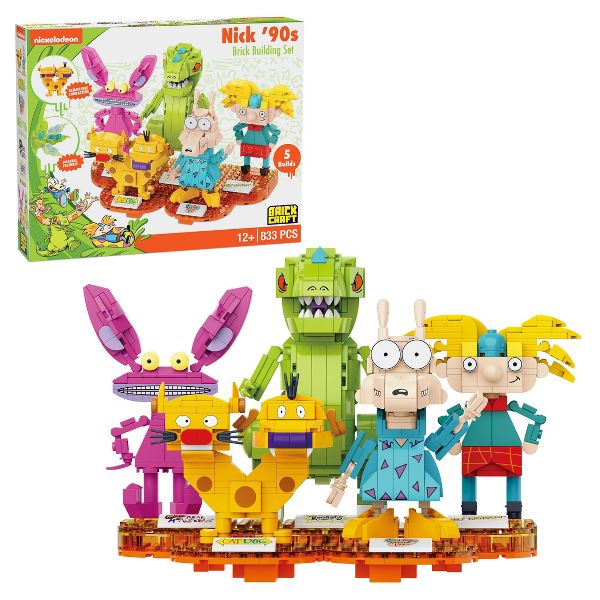 Brickcraft Nickelodeon Nick 90's Building Set - 833-Piece Kit - 72093